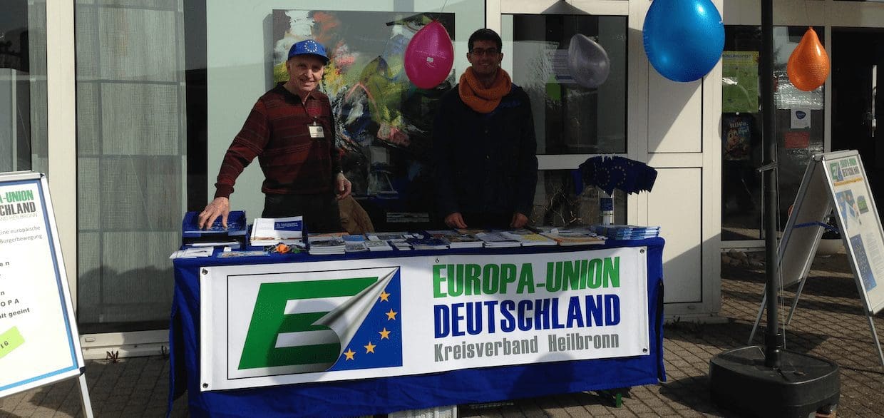 The EUROPA-UNION Heilbronn - a European citizens' movement