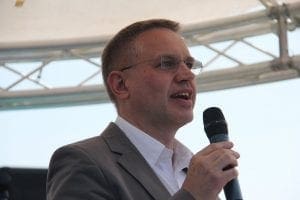 Heinrich Kümmerle als Redner unterwegs