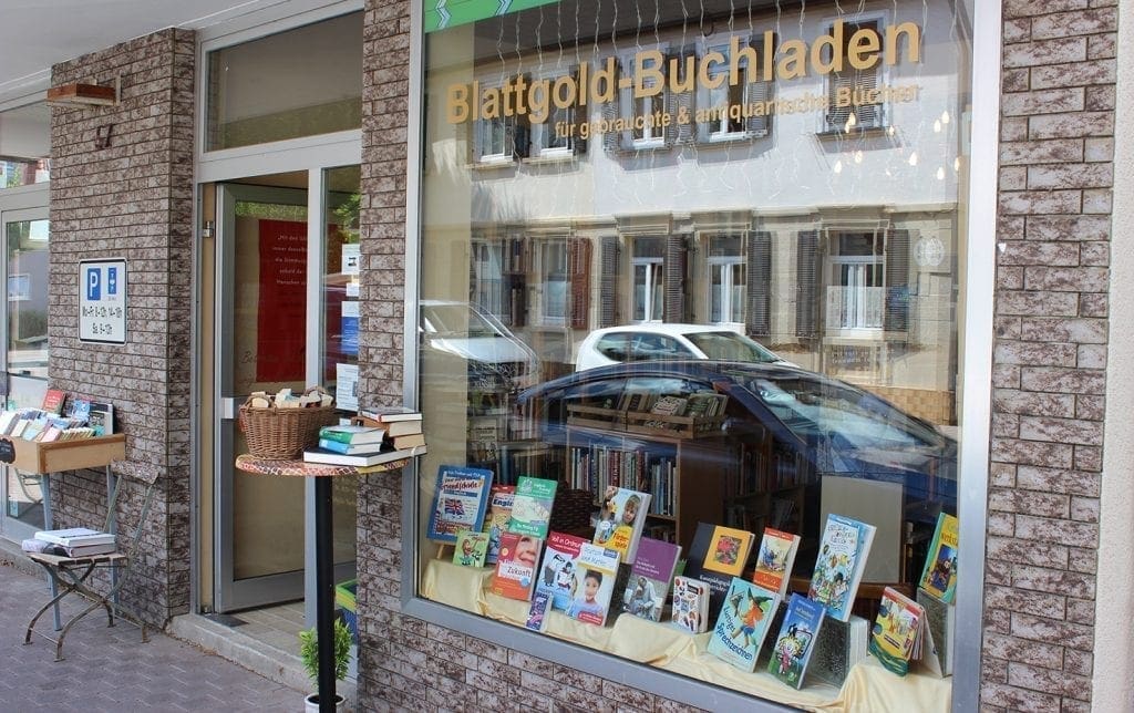 Blattgold-Buchladen