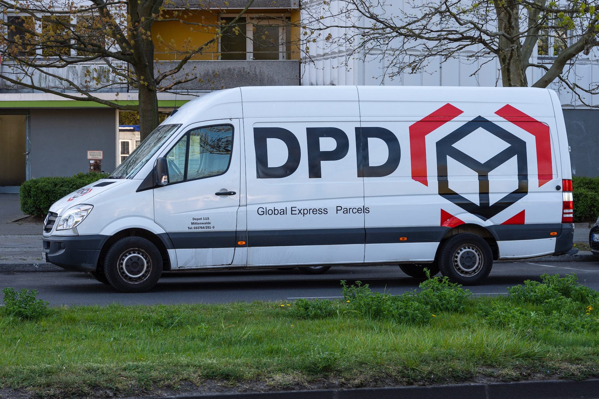 DPD leveringskøretøj