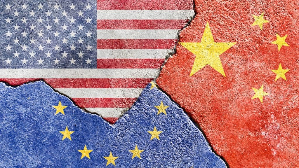 US, EU and China