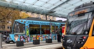 S-Bahn vor Hauptbahnhof