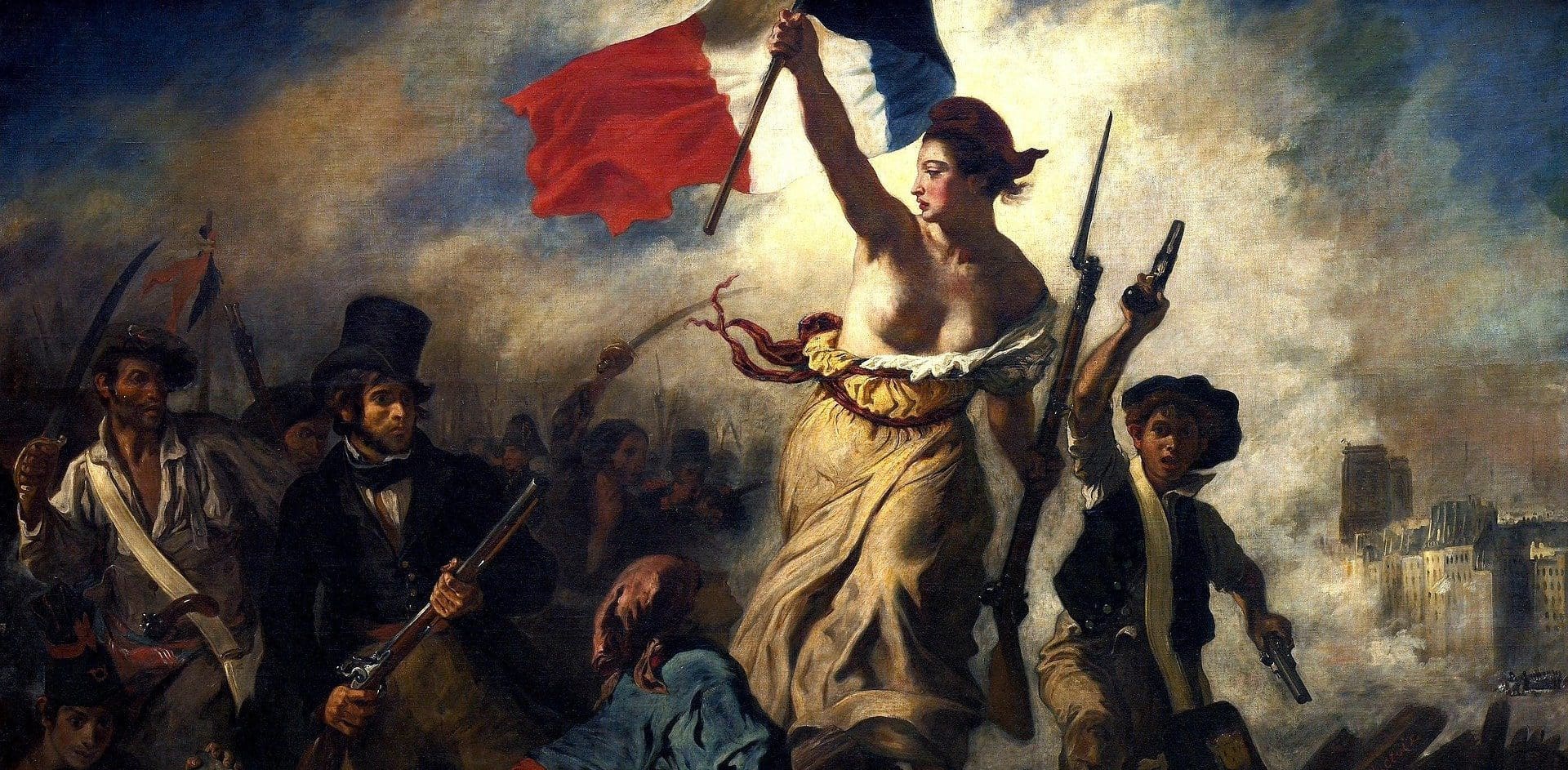 "La Liberté vägleder folket"