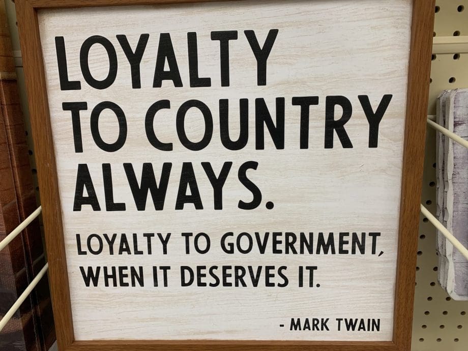 Mark Twain sitat