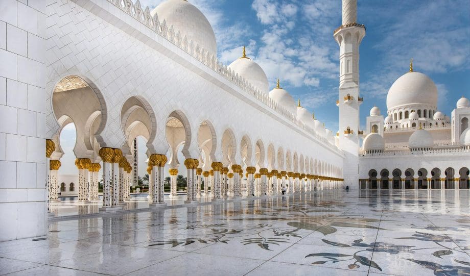 Moskeen i Abu Dhabi