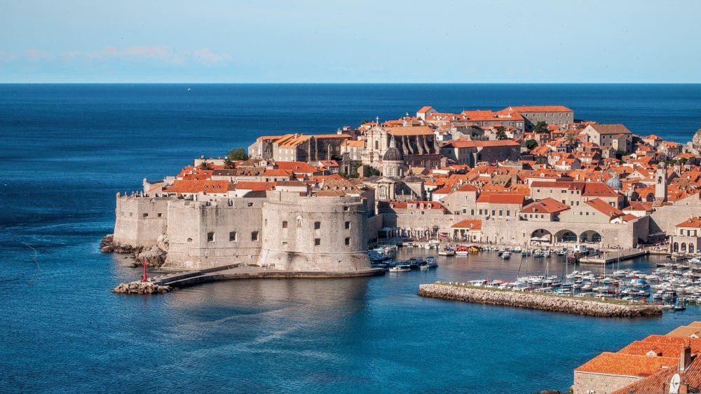 Dubrovnik'in görünümü