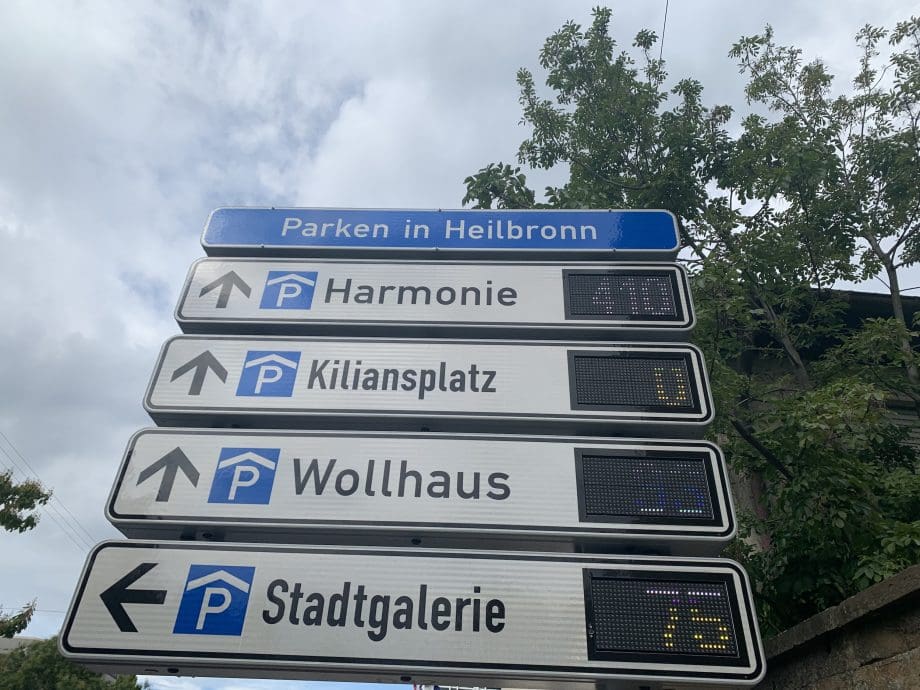 Pysäköinti Heilbronnissa